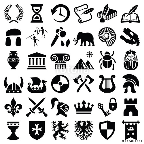 History And Culture Icon Collection 500x500 History And Culture Icon Collection