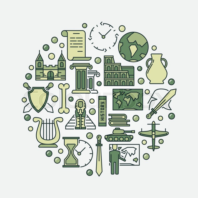 World History Illustration Vector Stock Vector Colourbox 800x800 World History Illustration Vector Stock Vector Colourbox