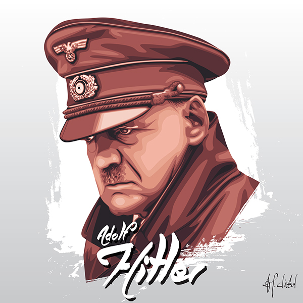600x600 Adolf Hitler Illustration On Behance