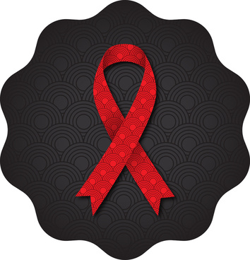 354x368 Hiv Aids Red Ribbon Free Vector Download