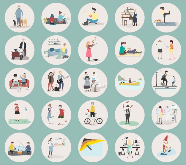 626x557 Hobbies Vectors, Photos And Free Download