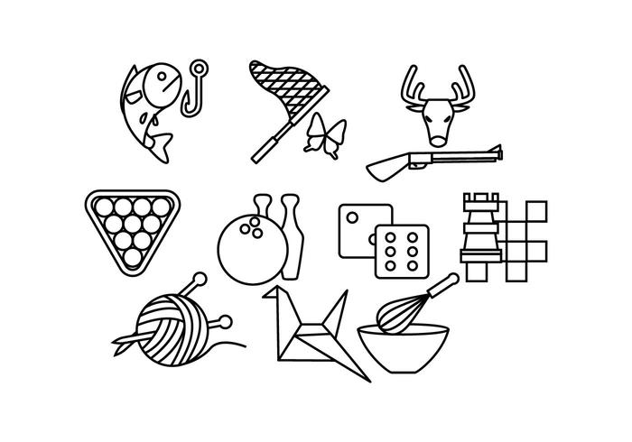 700x490 Hobby Icons Free Vector Art
