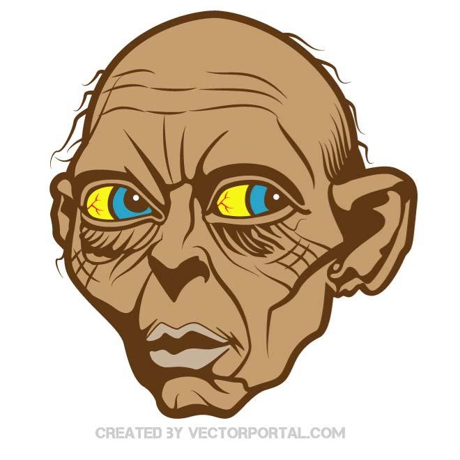 660x660 Gollum Vector Illustration