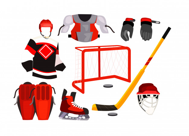 Hockey Equipment Icons Vector Free Download 626x453 Hockey Equipment Icons Vector Free Download