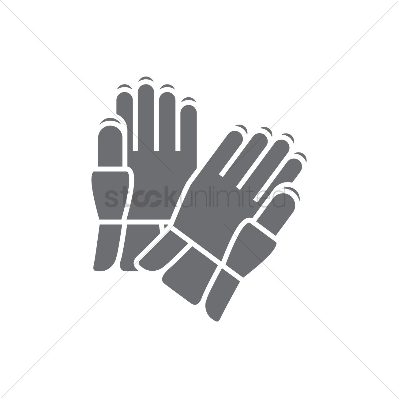 Ice Hockey Gloves Vector Image 1300x1300 Ice Hockey Gloves Vector Image