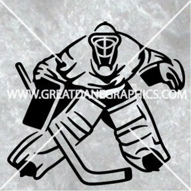 794x794 Hockey Goalie Keeper Hockey Hockey Vector Etsy