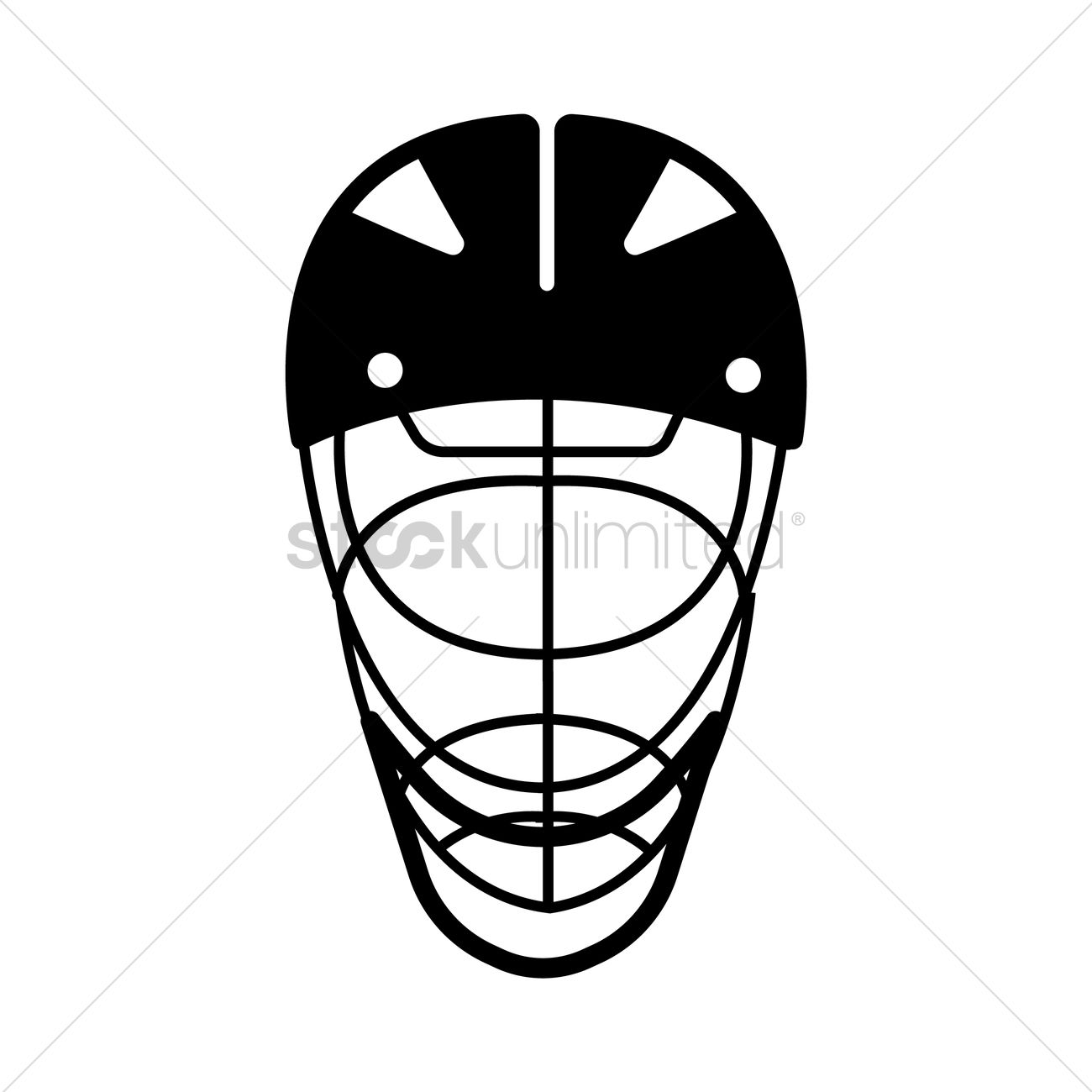 1300x1300 Hockey Goalie Helmet Vector Image