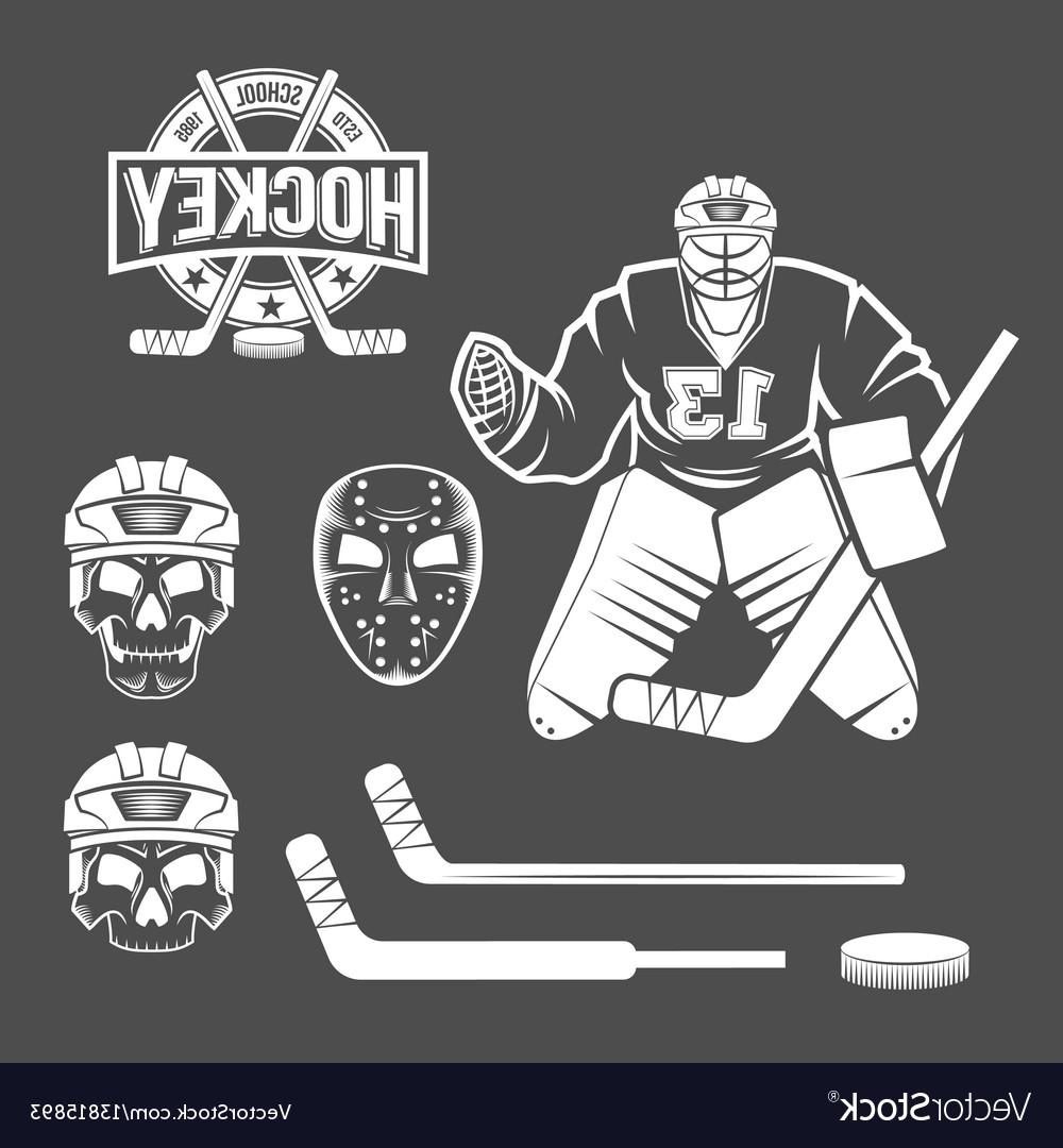 Хоккейный вратарь логотип