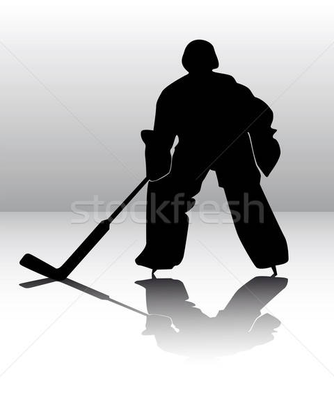Hockey Goalie Vector Illustration Yura Mayboroda 480x600 Hockey Goalie Vector Illustration Yura Mayboroda