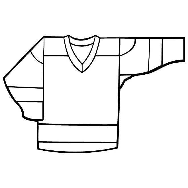 50 best ideas for coloring Printable Hockey Jersey Template