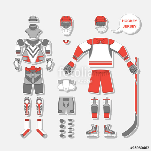 Hockey Jersey Set Stock Image And Royalty Free Vector 500x500 Hockey Jersey Set Stock Image And Royalty Free Vector