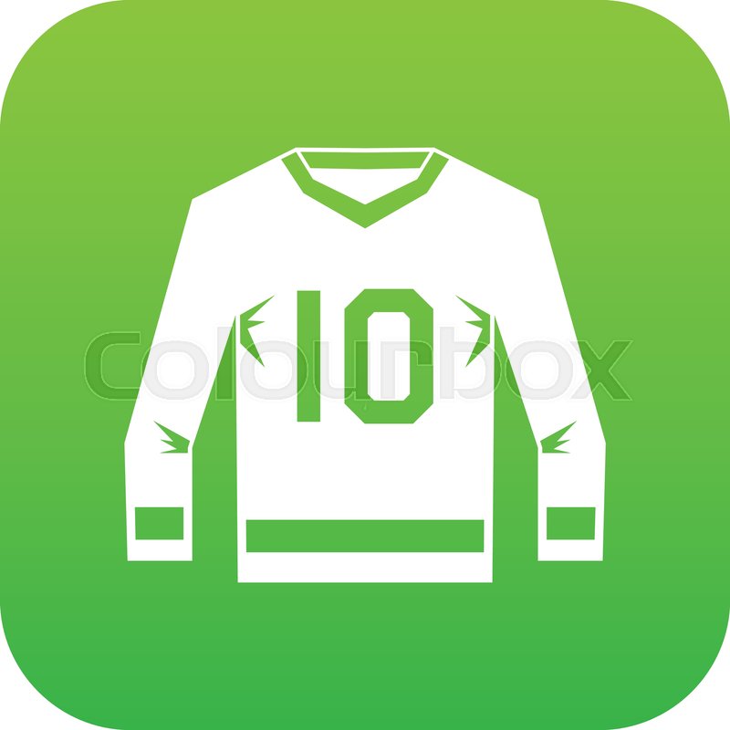 Hockey Jersey Icon Digital Green For Stock Vector Colourbox 800x800 Hockey Jersey Icon Digital Green For Stock Vector Colourbox