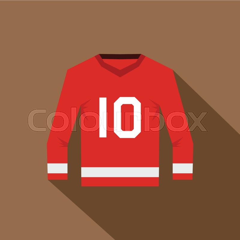 Red Canadian Hockey Jersey Icon Flat Stock Vector Colourbox 800x800 Red Canadian Hockey Jersey Icon Flat Stock Vector Colourbox