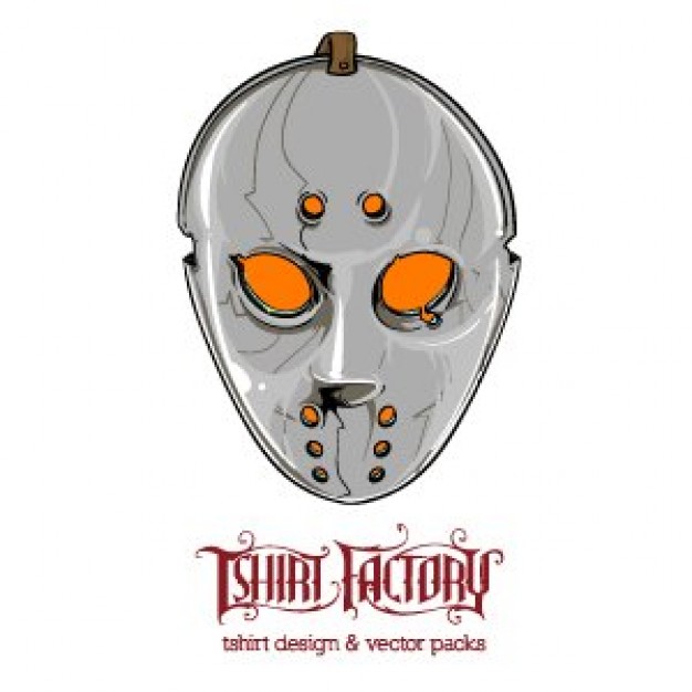626x626 Hockey Mask Vector Free Download