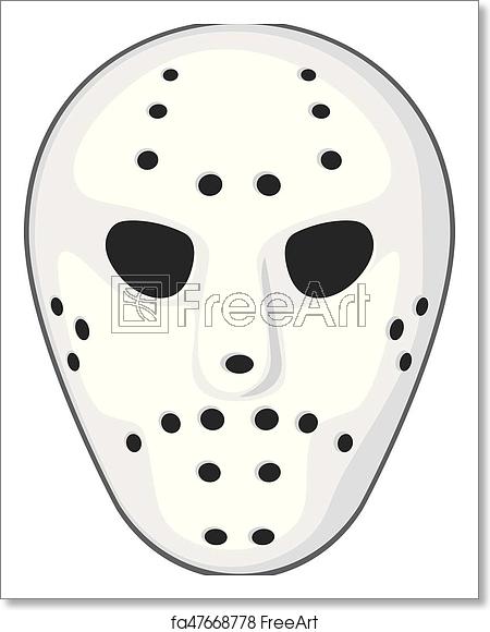 Hockey Mask Vector at Vectorified.com | Collection of Hockey Mask ...