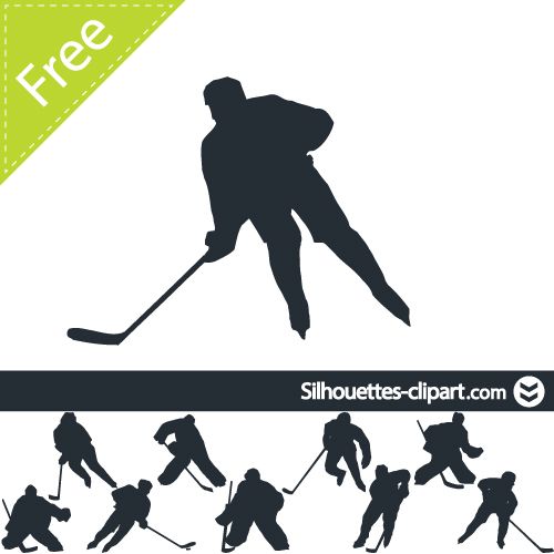 Hockey Player Vector Silhouette Silhouettes Clipart Hockey 500x500 Hockey Player Vector Silhouette Silhouettes Clipart Hockey