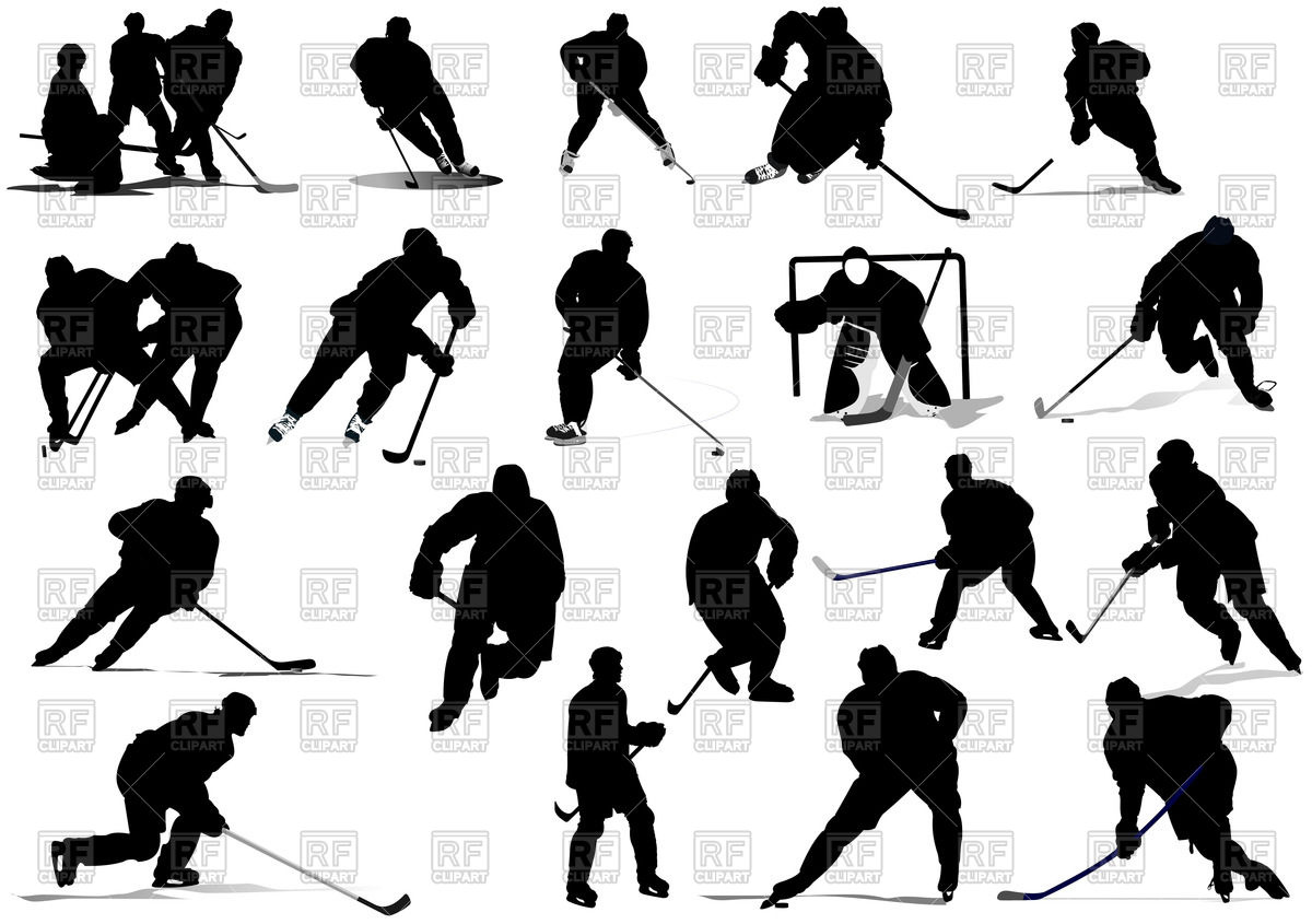 Silhouettes Of Ice Hockey Players Vector Image Of People Leonido 1200x845 Silhouettes Of Ice Hockey Players Vector Image Of People Leonido