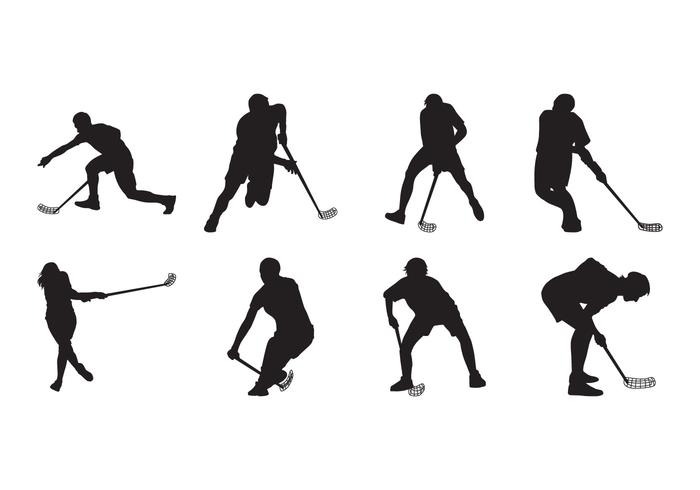 Free Floorball Silhouette Vector 700x490 Free Floorball Silhouette Vector