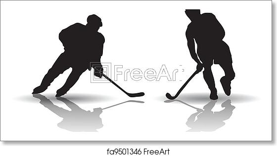 Free Art Print Of Hockey Players Silouettes Vector Of Ice Hockey 560x316 Free Art Print Of Hockey Players Silouettes Vector Of Ice Hockey