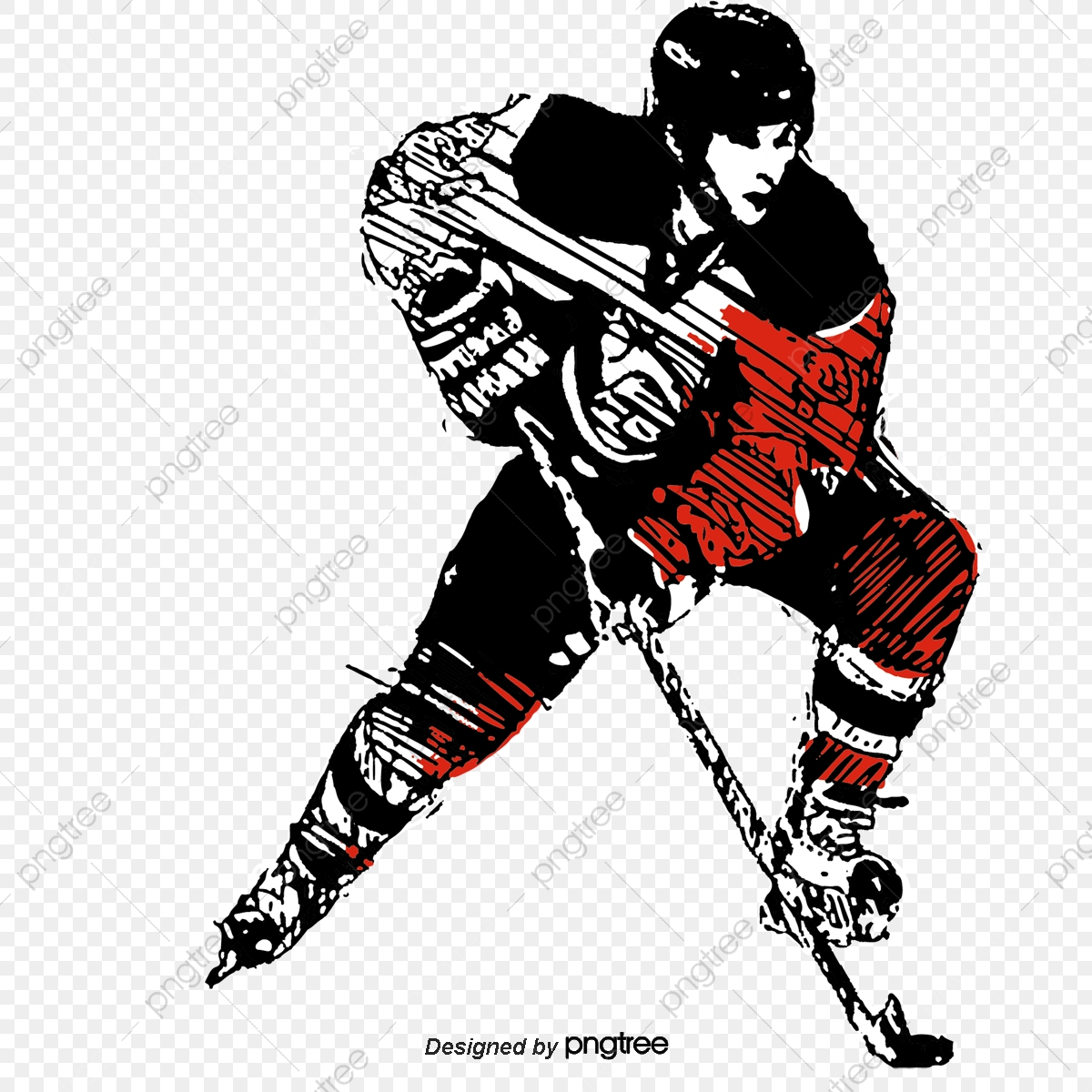 1200x1200 Hockey Player Vector, Cartoon, Puck, Athlete Png And Vector