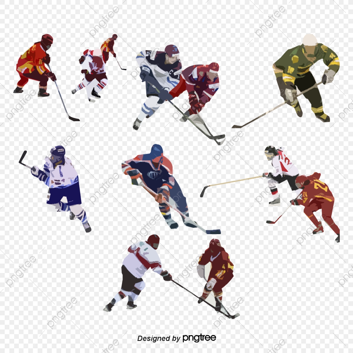 1200x1200 Hockey Player Vector Material, Puck, Athlete, Vector Material Png