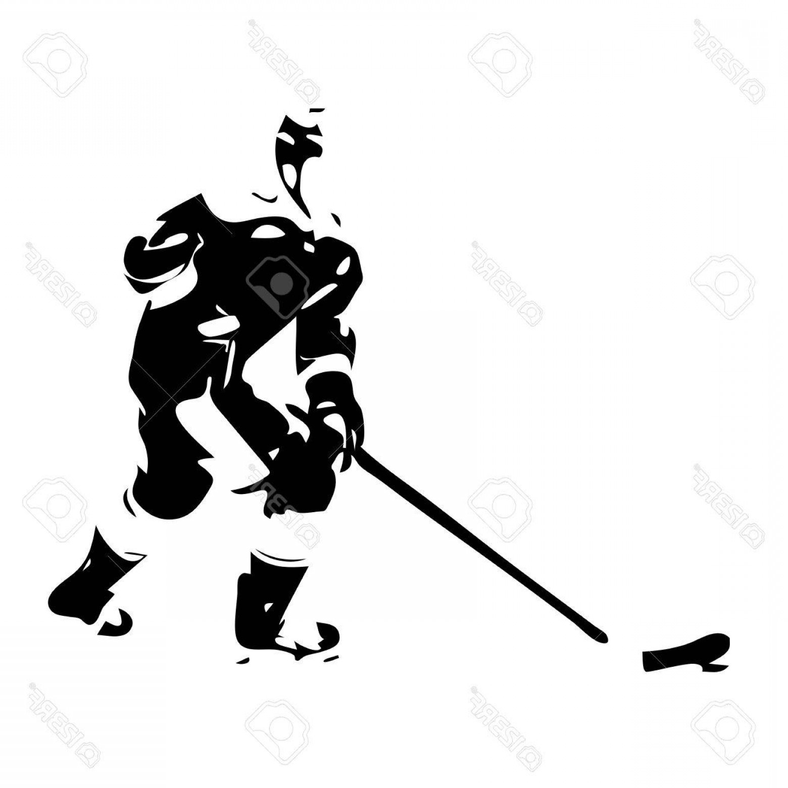 Hockey Player Vector at Vectorified.com | Collection of Hockey Player ...