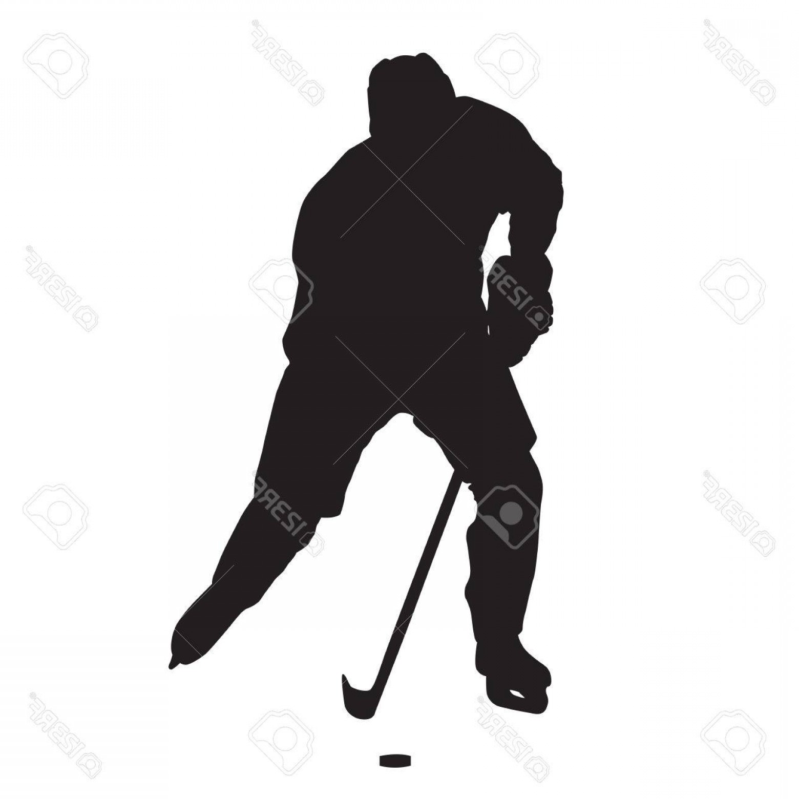 1560x1560 Photostock Vector Skating Ice Hockey Player Vector Silhouette