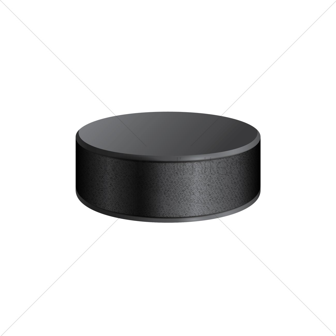 1300x1300 Hockey Puck Vector Image