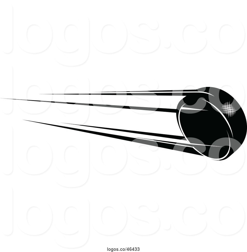 1024x1044 Logo Of Black And White Flying Hockey Puck