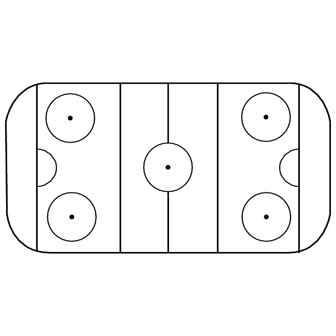 Hockey Rink Vector at Vectorified.com | Collection of Hockey Rink ...