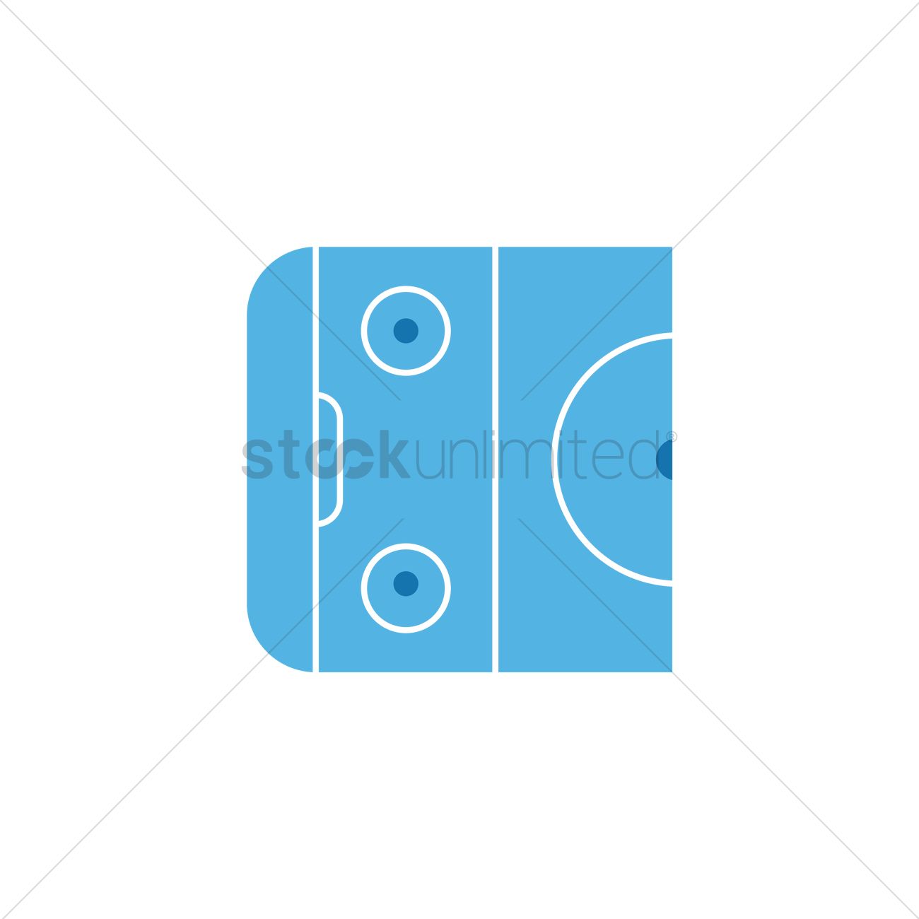 1300x1300 Ice Rink Vector Image