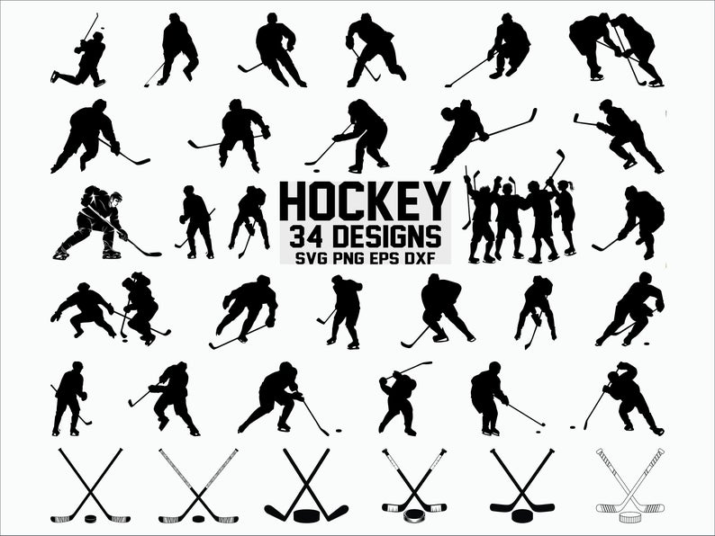 Hockey Hockey Clipart Cricut Silhouette Etsy 794x596 Hockey Hockey Clipart Cricut Silhouette Etsy