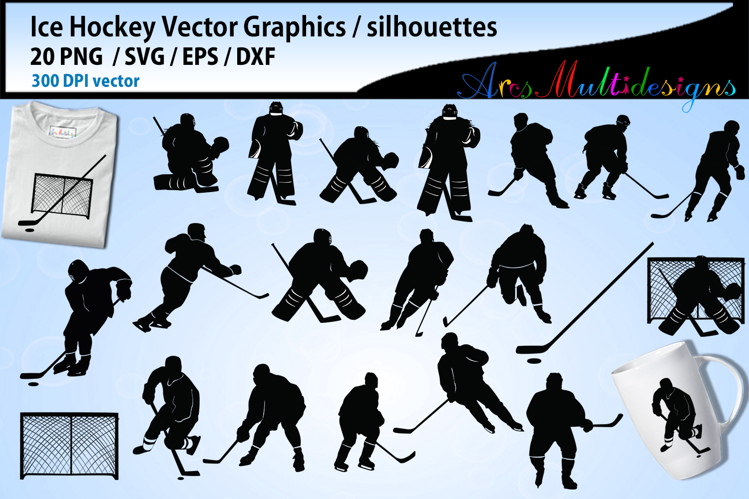 Ice Hockey Silhouette Bundle Ice Hockey Vectors 1500x1000 Ice Hockey Silhouette Bundle Ice Hockey Vectors