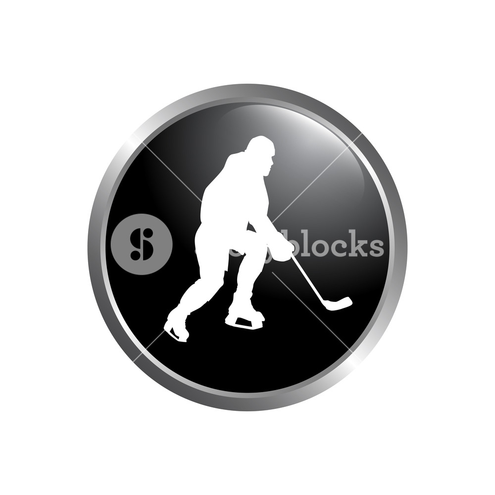 Modern Vector Hockey Logo Logo For Hockey Team Silhouette 1000x1000 Modern Vector Hockey Logo Logo For Hockey Team Silhouette