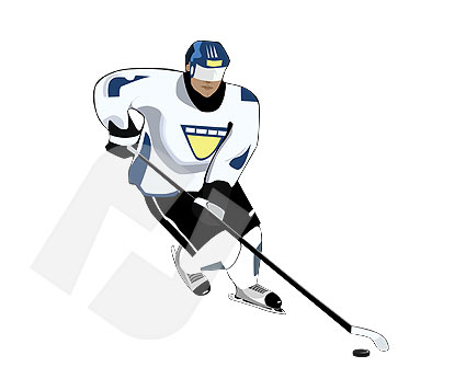 Ice Hockey Vector Clip Art 425x356 Ice Hockey Vector Clip Art