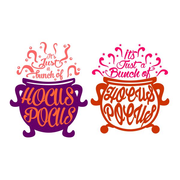 600x600 It's Just A Bunch Of Hocus Pocus Cuttable Design