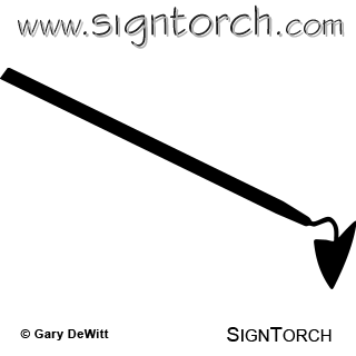 320x320 Hoe Triangular Signtorch, Turning Images Into Vector Cut Paths