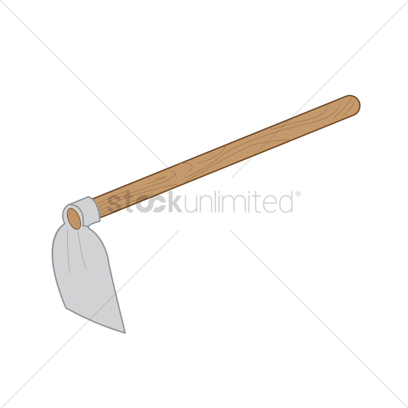 1300x1300 Free A Hoe Vector Image