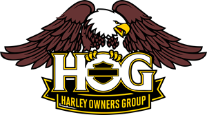 300x167 Harley Davidson Hog New Colored Logo Vector