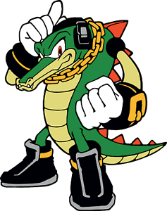 237x300 Sonic The Hedge Hog Vector The Crocodile Vinyl Decal Sticker