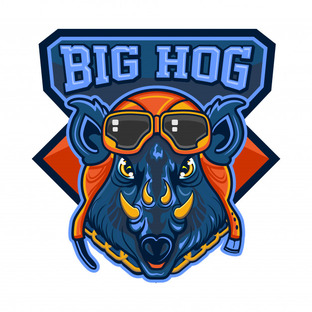 626x626 The Big Hog Vector Premium Download