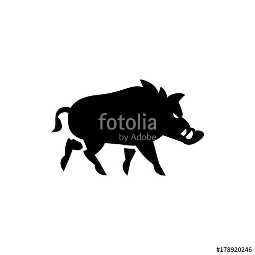 500x500 Hog Icon Illustration Stock Image And Royalty Free Vector