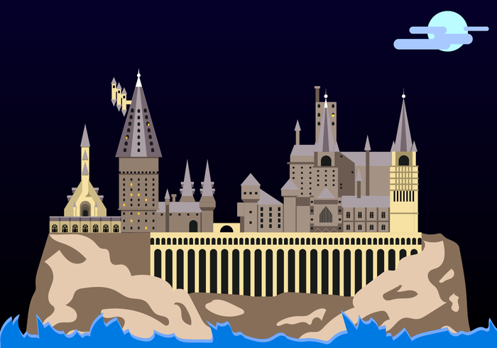 700x490 Free Hogwarts Vector