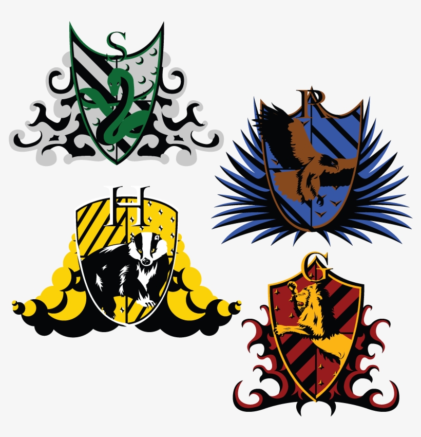 820x850 Clip Art Transparent Stock Hogwarts House Crests