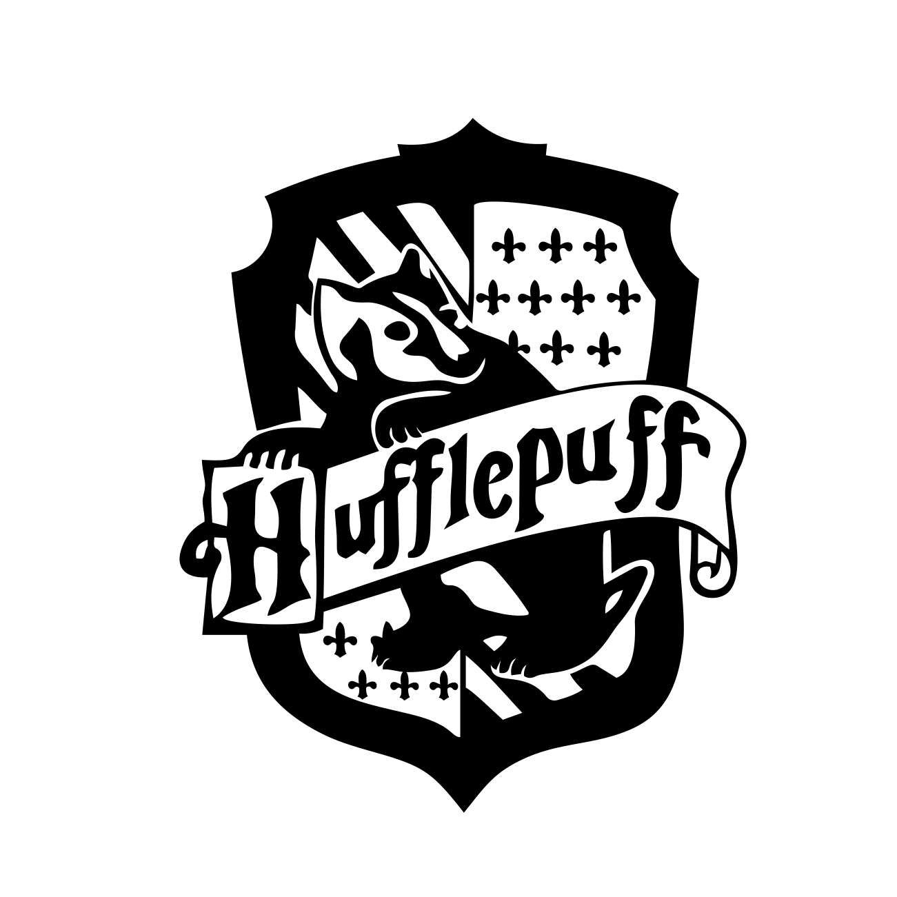 Hogwarts House Crests Vector at Vectorified.com | Collection of