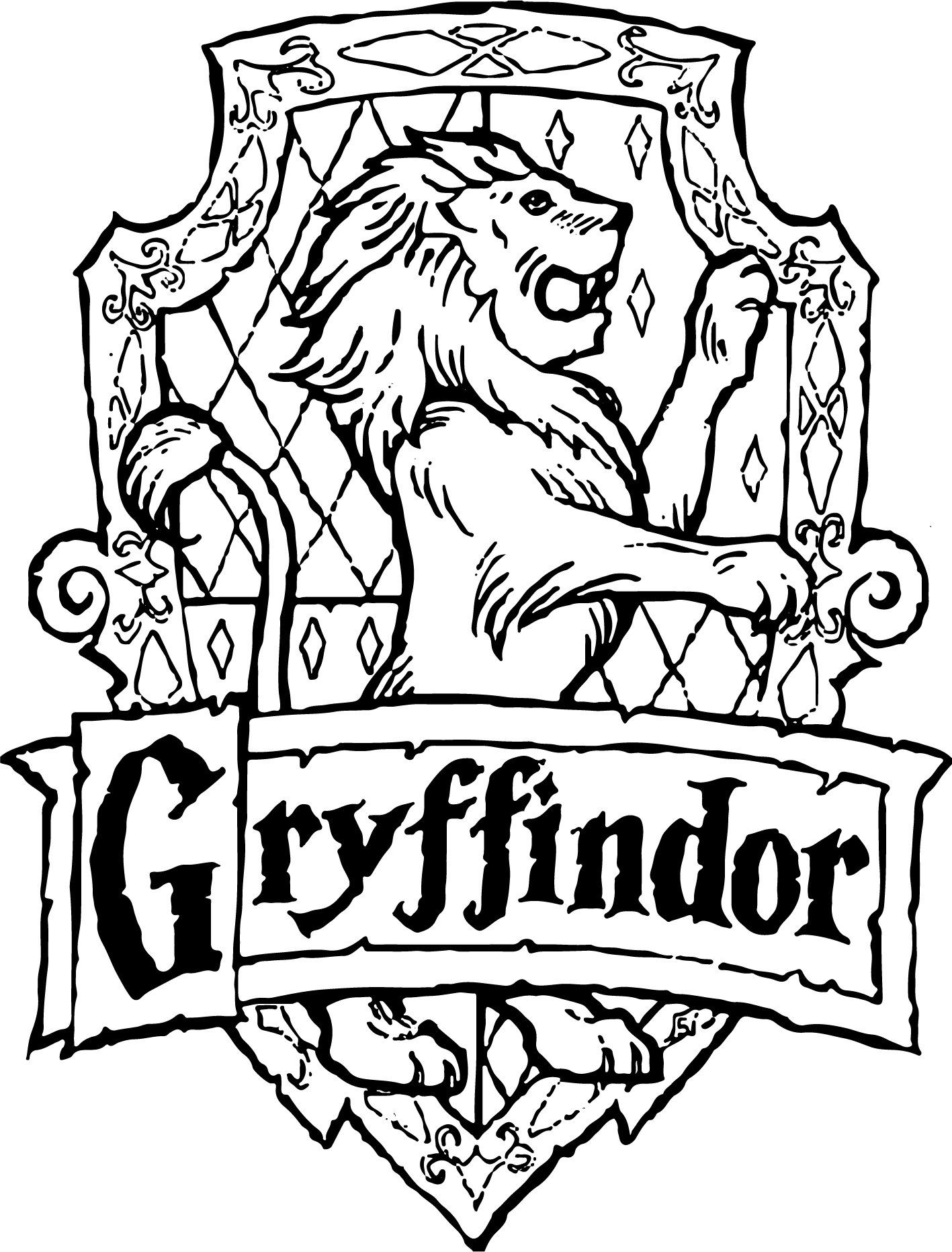Free SVG Harry Potter Gryffindor Logo Svg 16181+ SVG Images File