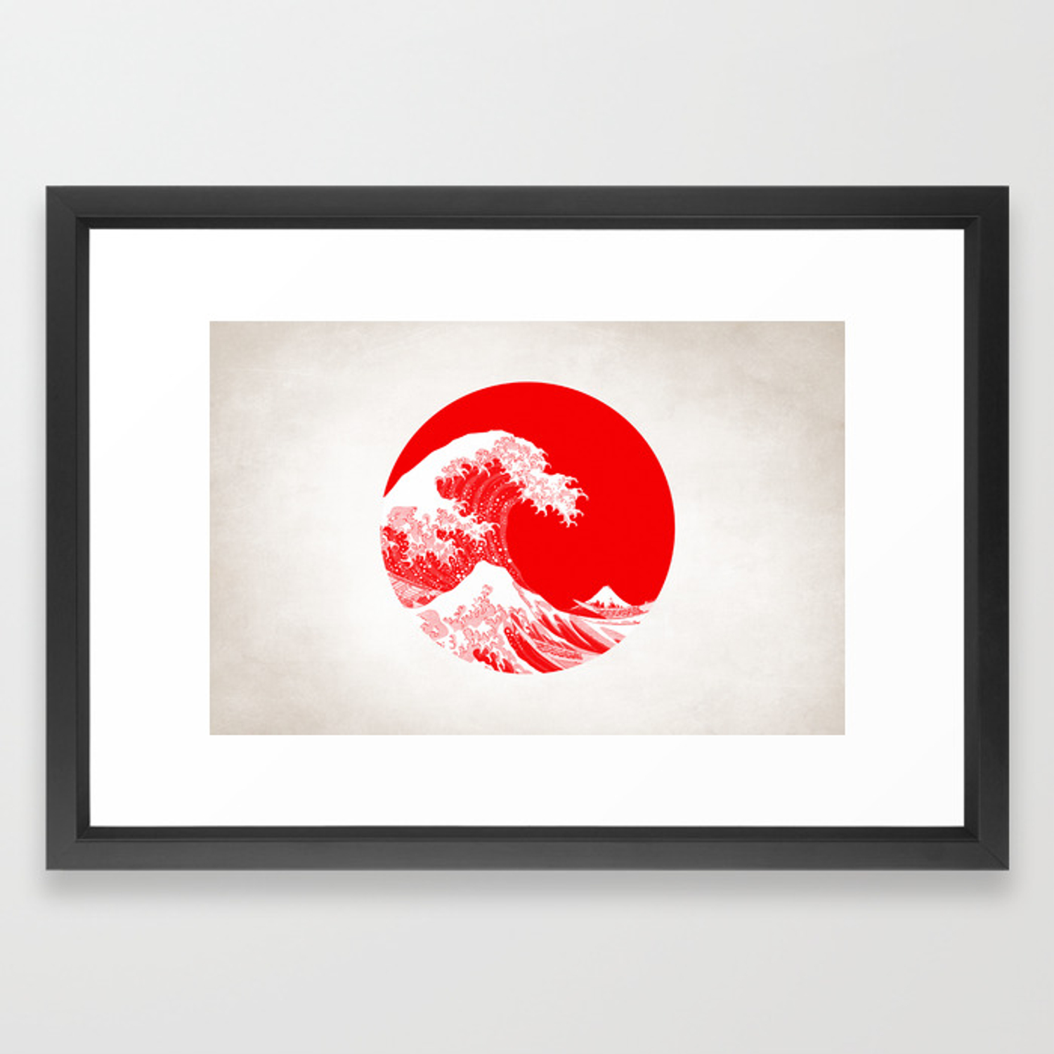 1500x1500 Hokusai Great Wave Of Kanagawa Framed Art Print