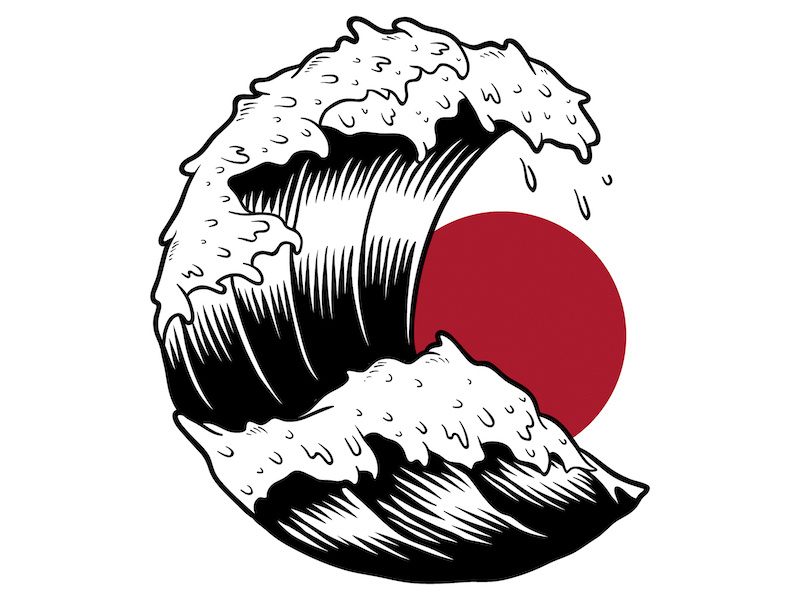 800x600 Minimal Waves Sun Inspired