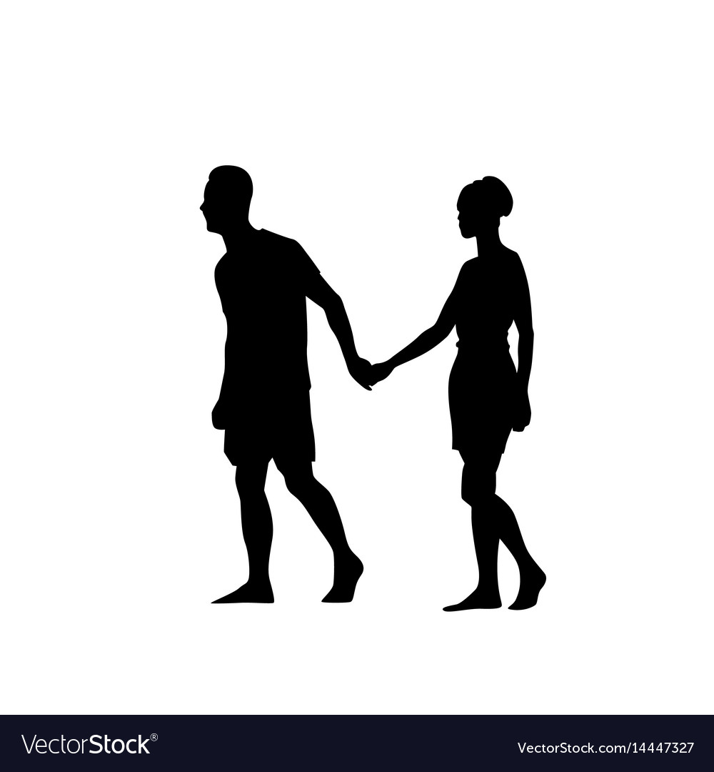 Download Holding Hands Silhouette Vector at Vectorified.com ...