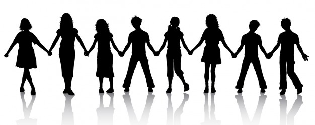 Children Holding Hands Silhouette Vector Free Download 626x250 Children Holding Hands Silhouette Vector Free Download